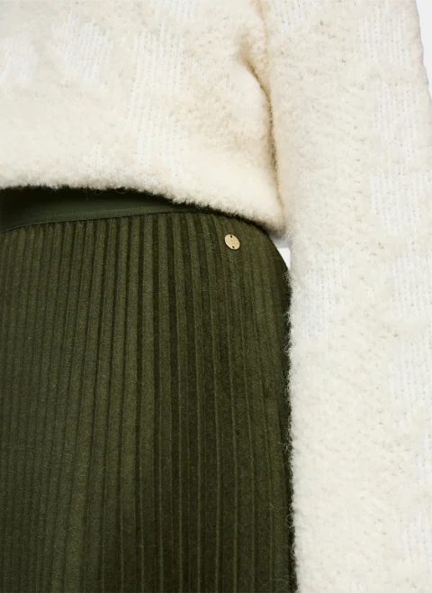 Плисирана пола с вълна Marc Cain Collections — снимка 12