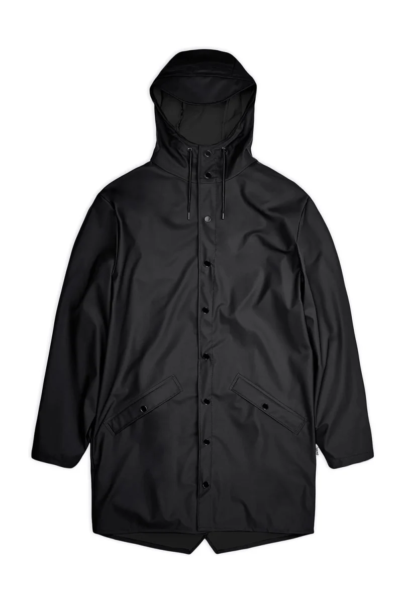 Unisex Яке Водоустойчиво Rains Long W3 12020 01 black