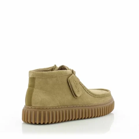 Мъжки Ежедневни Боти CLARKS – 26173663 TORHILL HI DARK SAND SUEDE — снимка 3