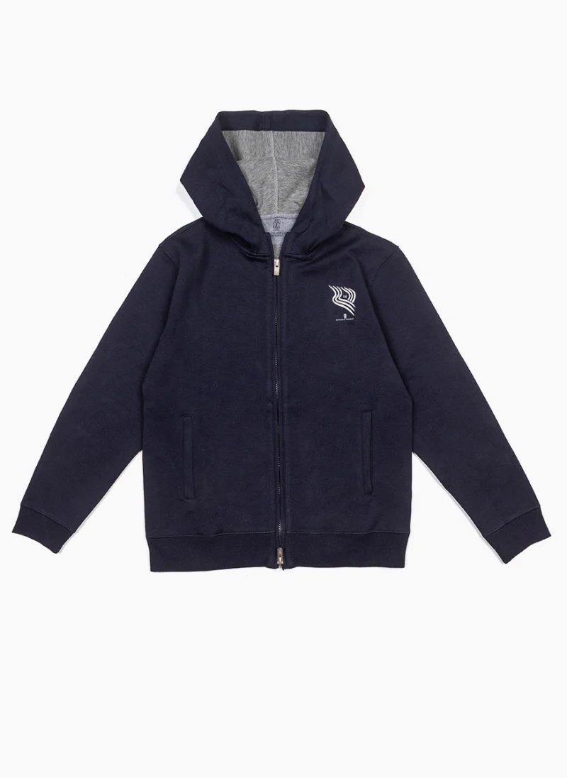 Суитшърт с принт Brunello Cucinelli Kids 8-10