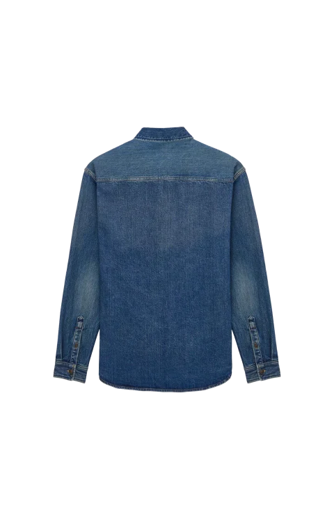 Cassandre Shirt in Denim in Blue — снимка 2