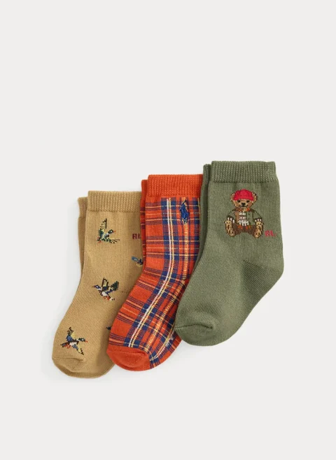 Сет чорапи 'Polo Bear' Ralph Lauren Kids
