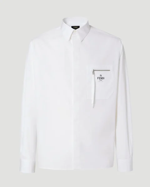 Cotton Shirt in White