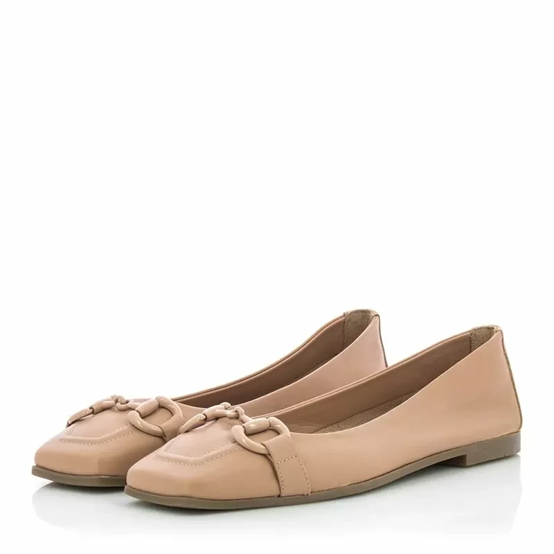 Дамски Балерини CARLO FABIANI – M.23030 ZB R543 NUDE — снимка 3