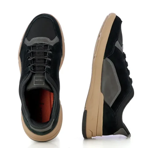 Мъжки Сникърс GEOX – U659KA U VITTOUR PLUS BLACK — снимка 5