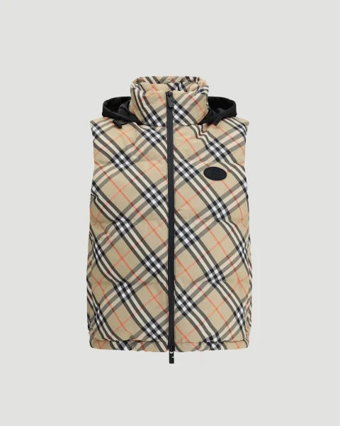 Check Puffer Gilet — снимка 2