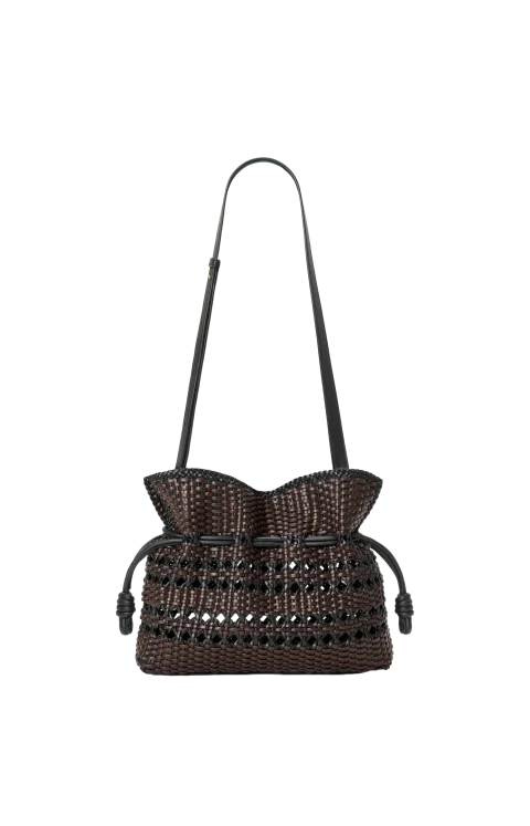 Medium Flamenco Clutch in Woven Nappa Calfskin — снимка 2