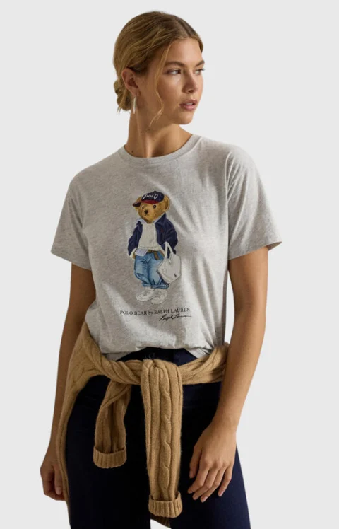 Тениска Polo Bear от памук