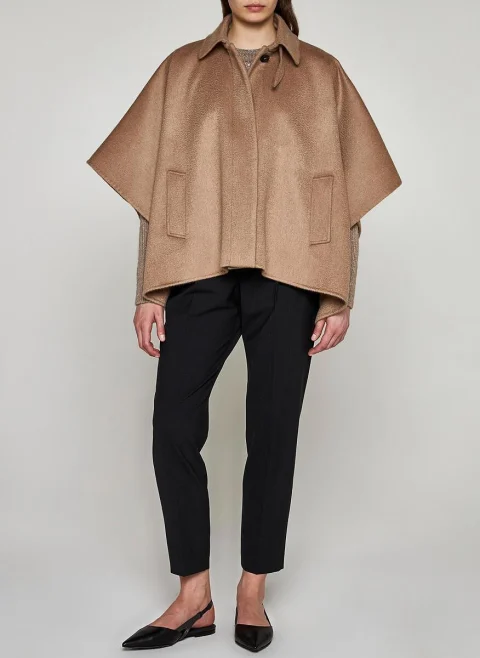 Яке 'Poncho style' от 100% кашмир Brunello Cucinelli — снимка 4