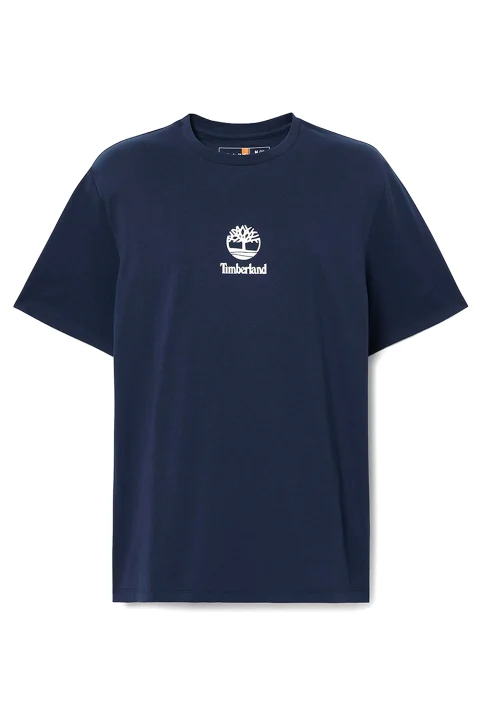 T-Shirt Print Stack Logo TB0A6WWT4331 410 navy