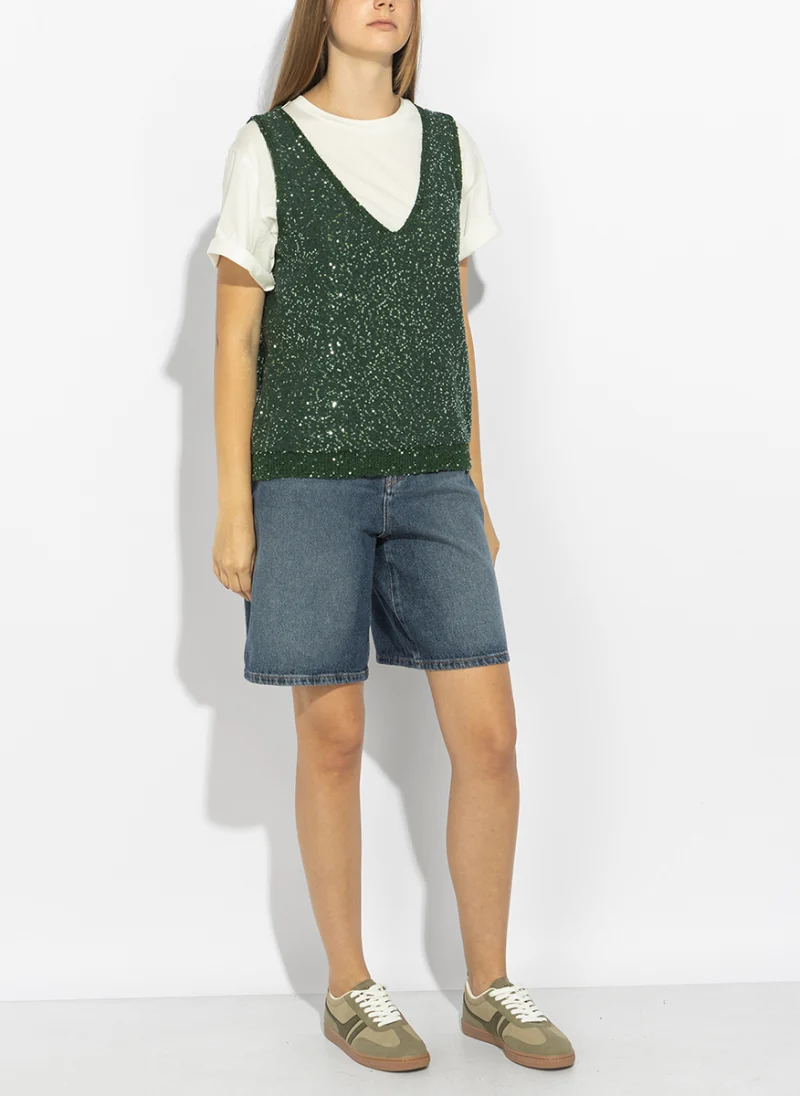 Топ с пайети Weekend Max Mara Wkdmilord