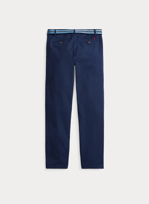Панталон с контрастен колан Ralph Lauren Kids — снимка 5