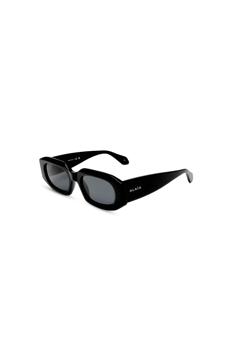 Rectangular Sunglasses in Black — снимка 2