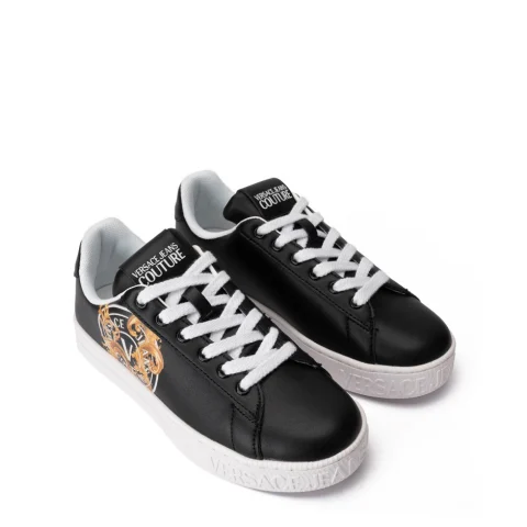 Дамски черни кецове VERSACE JEANS — снимка 6