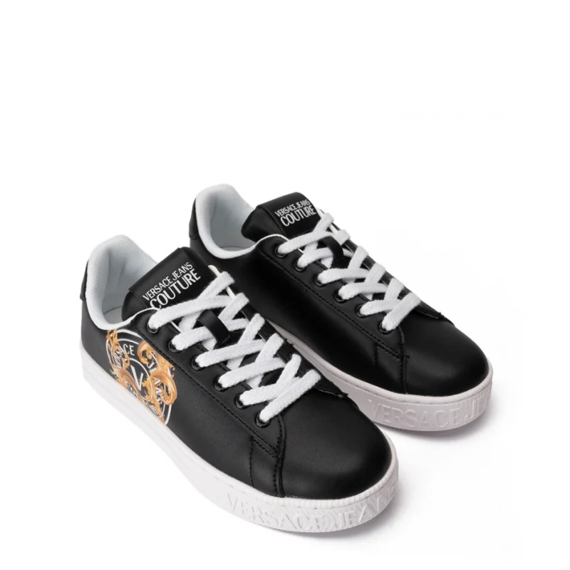 Дамски черни кецове VERSACE JEANS — снимка 6