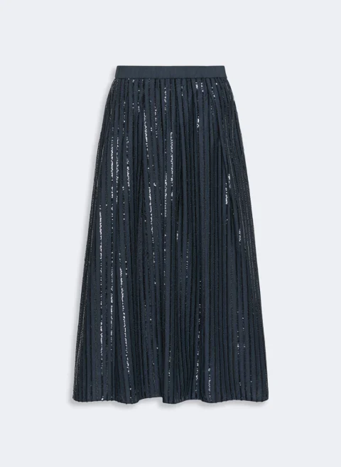 Миди пола с пайети Weekend Max Mara Wkdfiordi — снимка 8