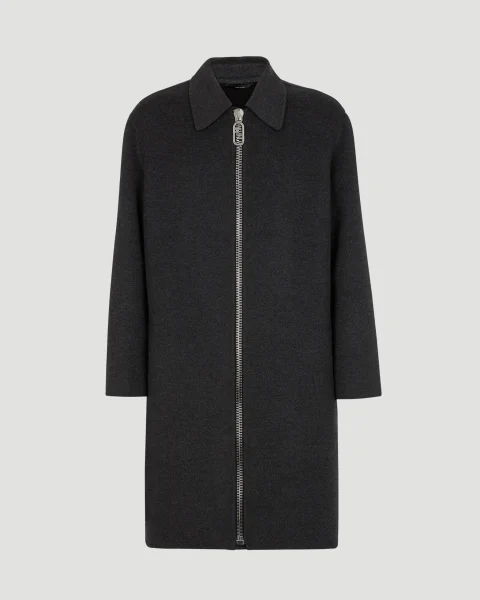 Grey Cashmere Coat