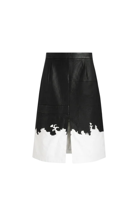 Shin Lace Cut-Out Skirt — снимка 2
