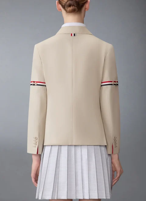 Сако с раиран мотив Thom Browne — снимка 3