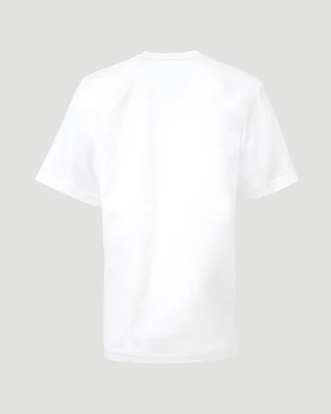 Double Heart Logo T-Shirt in White — снимка 3