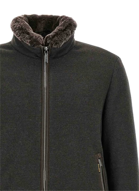 Бомбър яке с кашмир 'Bellati-MRW' Moorer — снимка 3