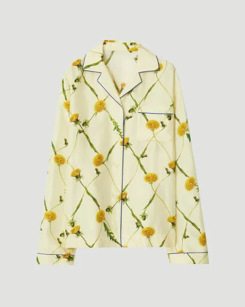 Dandelion Silk Pyjama Shirt