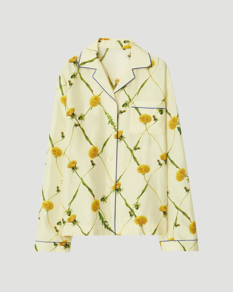 Dandelion Silk Pyjama Shirt