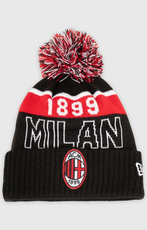 Плетена шапка AC MILAN