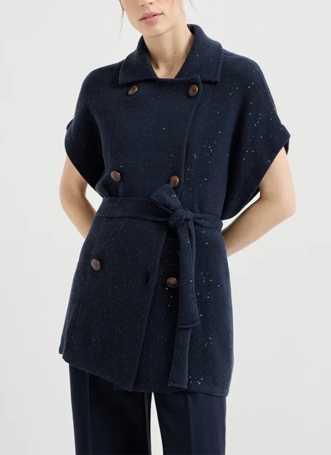 Жилетка с пайети Brunello Cucinelli — снимка 2