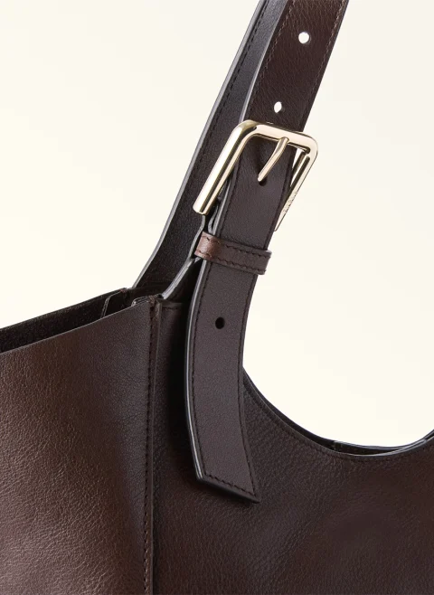 Чанта Furla Dora Dark Cioccolato M — снимка 3