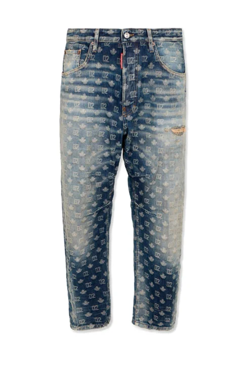 Jeans S74LB1999D30023 470 navy blue Dirty Wash Kawaii Jeans