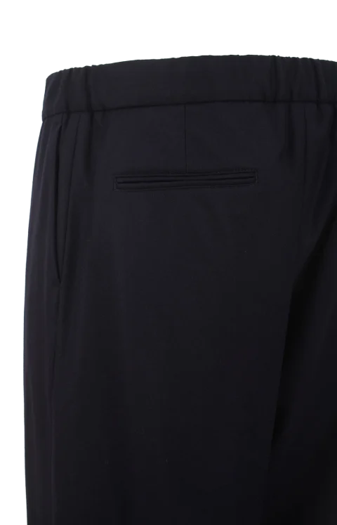 Cashmere Pants in Navy Blue — снимка 2