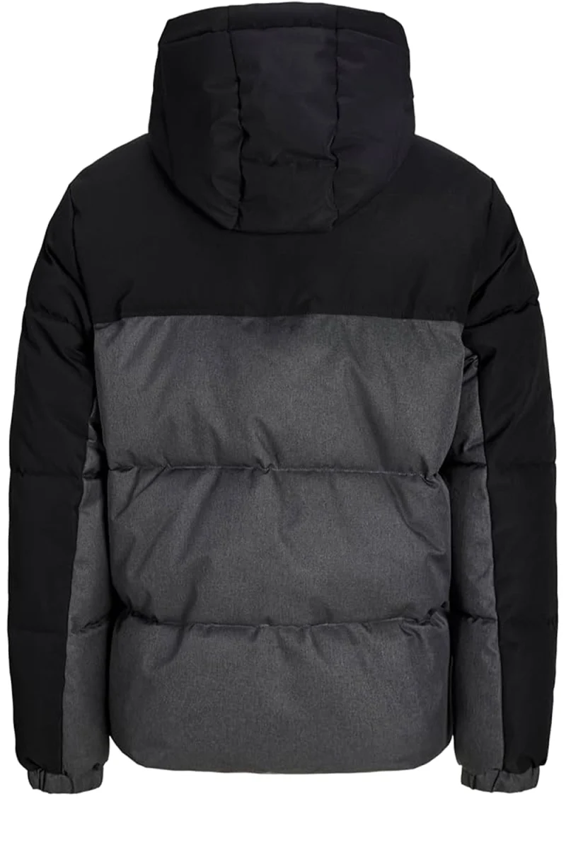 Яке Jjoxford Melange Puffer Hood 12298693 C-N10 black — снимка 2