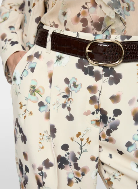 Кожен колан 'Crocodile-effect' Marc Cain Collections — снимка 3