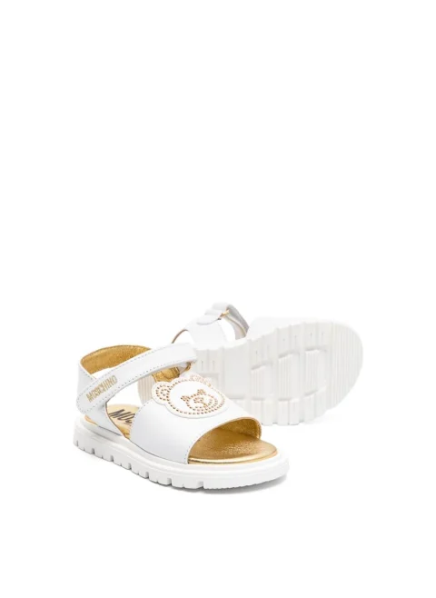 Сандали апликирани с мъниста Moschino Kids — снимка 2