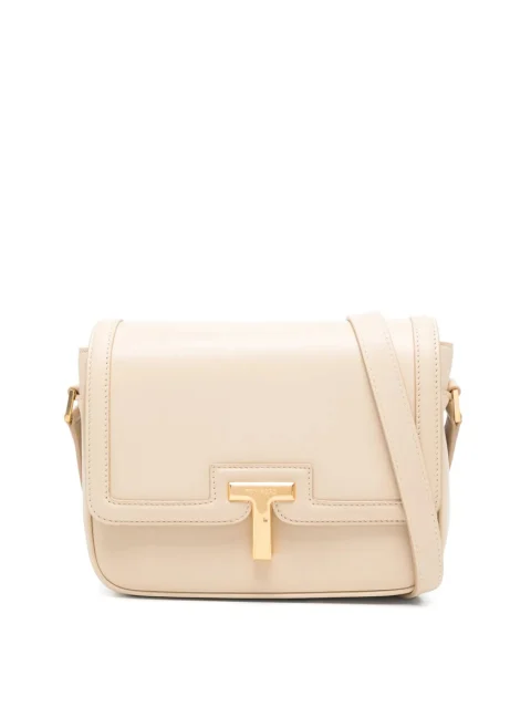 Мини кожена чанта с метален детайл Tom Ford — снимка 1