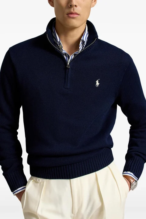 Плетено 21/2 Cotton-Lsl-Plo 710859939523 410 navy — снимка 2