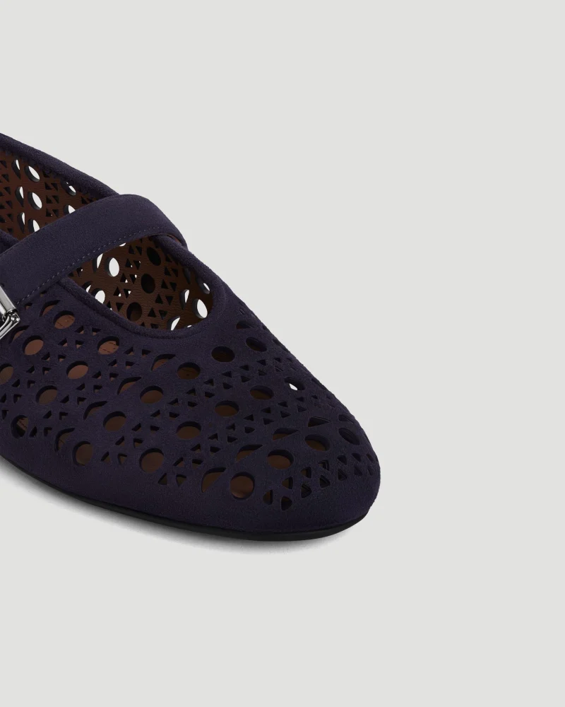 Ballet Flats Vienne in Suede — снимка 4