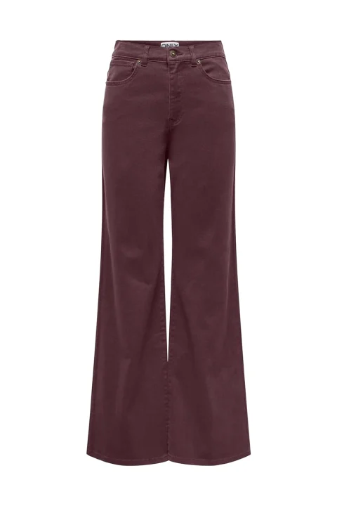 Jeans Onlmadison-Sille Hw Wide 15376942 19-1619 TCX fudge