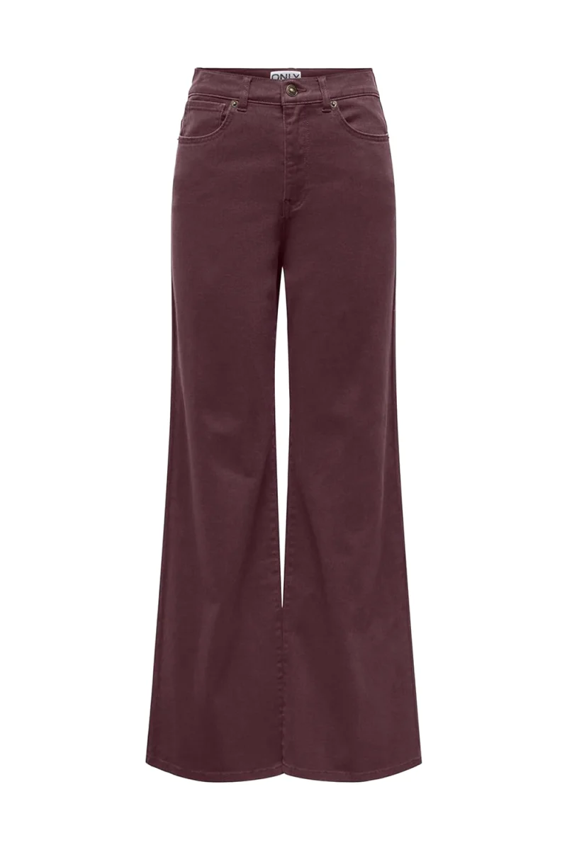 Jeans Onlmadison-Sille Hw Wide 15376942 19-1619 TCX fudge
