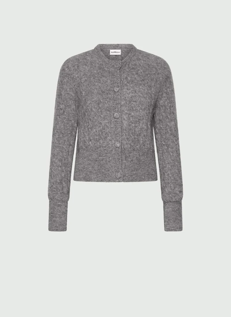 Жилетка с алпака 'Cable knit' Marella Mllcerta — снимка 5
