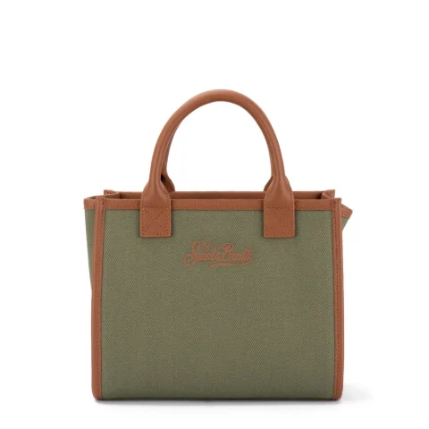 Дамска зелена чанта Vanity SAINT BARTH — снимка 6