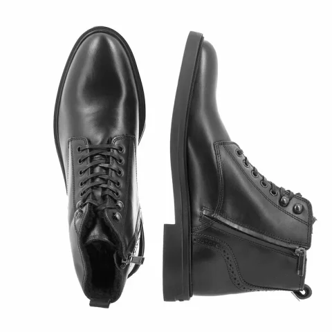 Мъжки Ежедневни Боти BOSS – 50529253 CALEV HALB BRLTFR BLACK — снимка 5