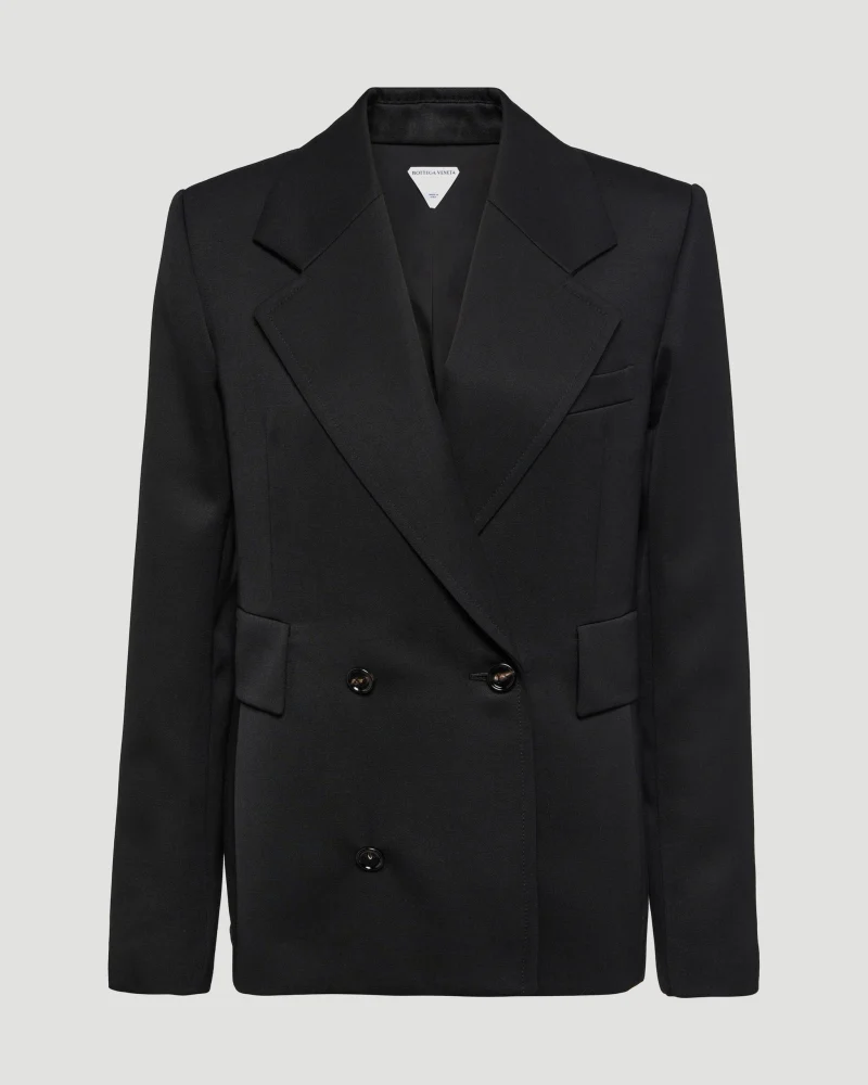 Sartorial Wool Jacket in Black