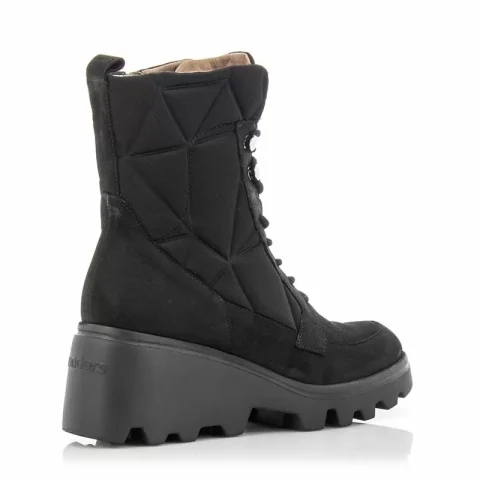Дамски Кубинки WONDERS – G-7004 SILVER NEGRO/NEGRO — снимка 2