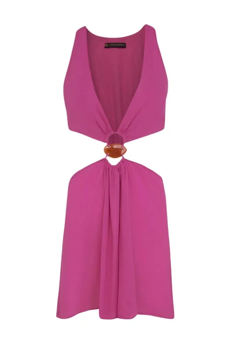Рокля Solid Rita Dtl Short Coverup 412-775-010 pink