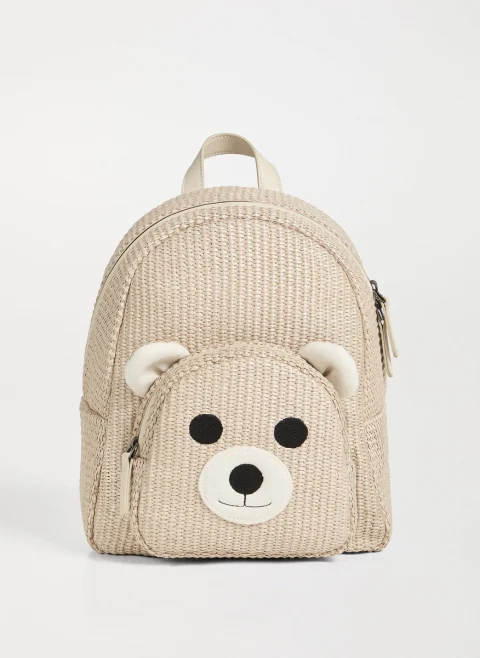 Раница мече 'Raffia effect' Brunello Cucinelli Kids