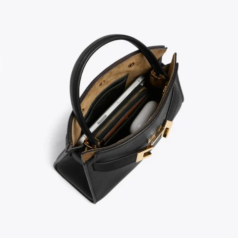 Дамска черна чанта Lee Radziwill TORY BURCH — снимка 9