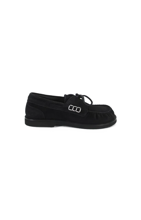 Leather Loafers in Midnight