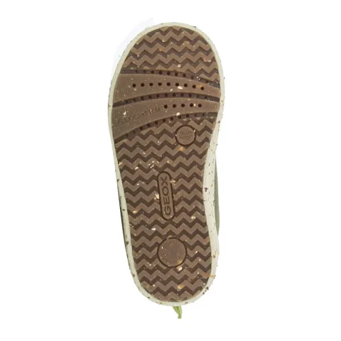 Сникърс Момчета GEOX – B25A7C 01022 B KILWI BOY DK GREEN — снимка 4